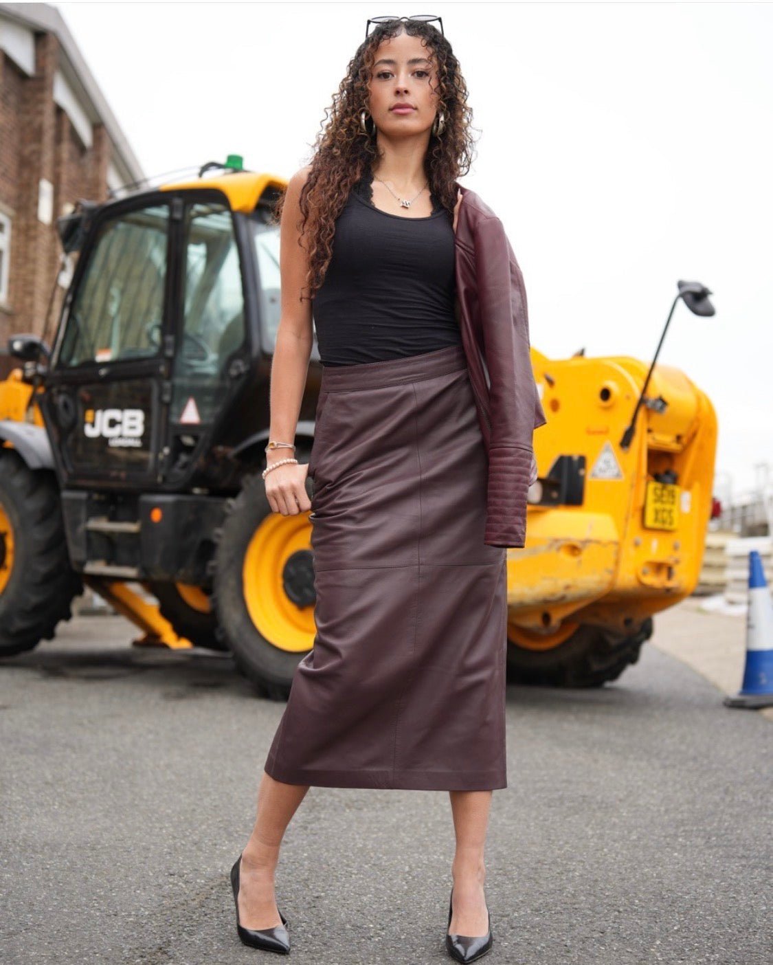 Ladies Pencil Leather Skirt UK: The Perfect Blend of Elegance & Modern Style - ZAVORA LEATHERS