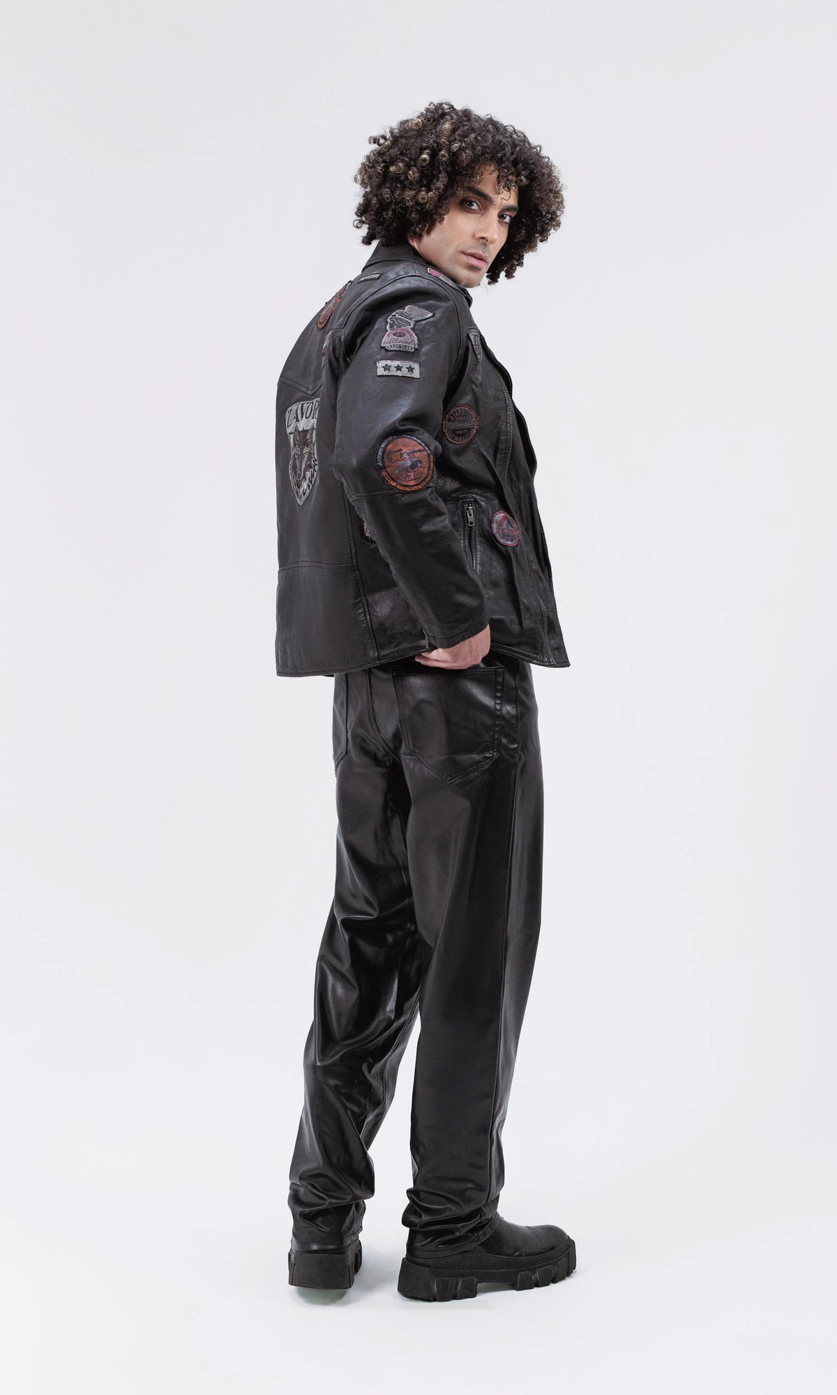 Badge Biker Jacket