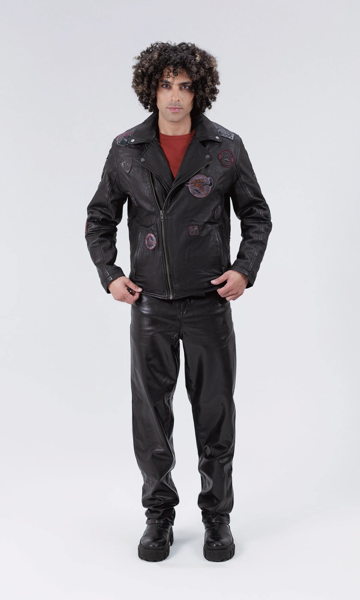 Badge Biker Jacket