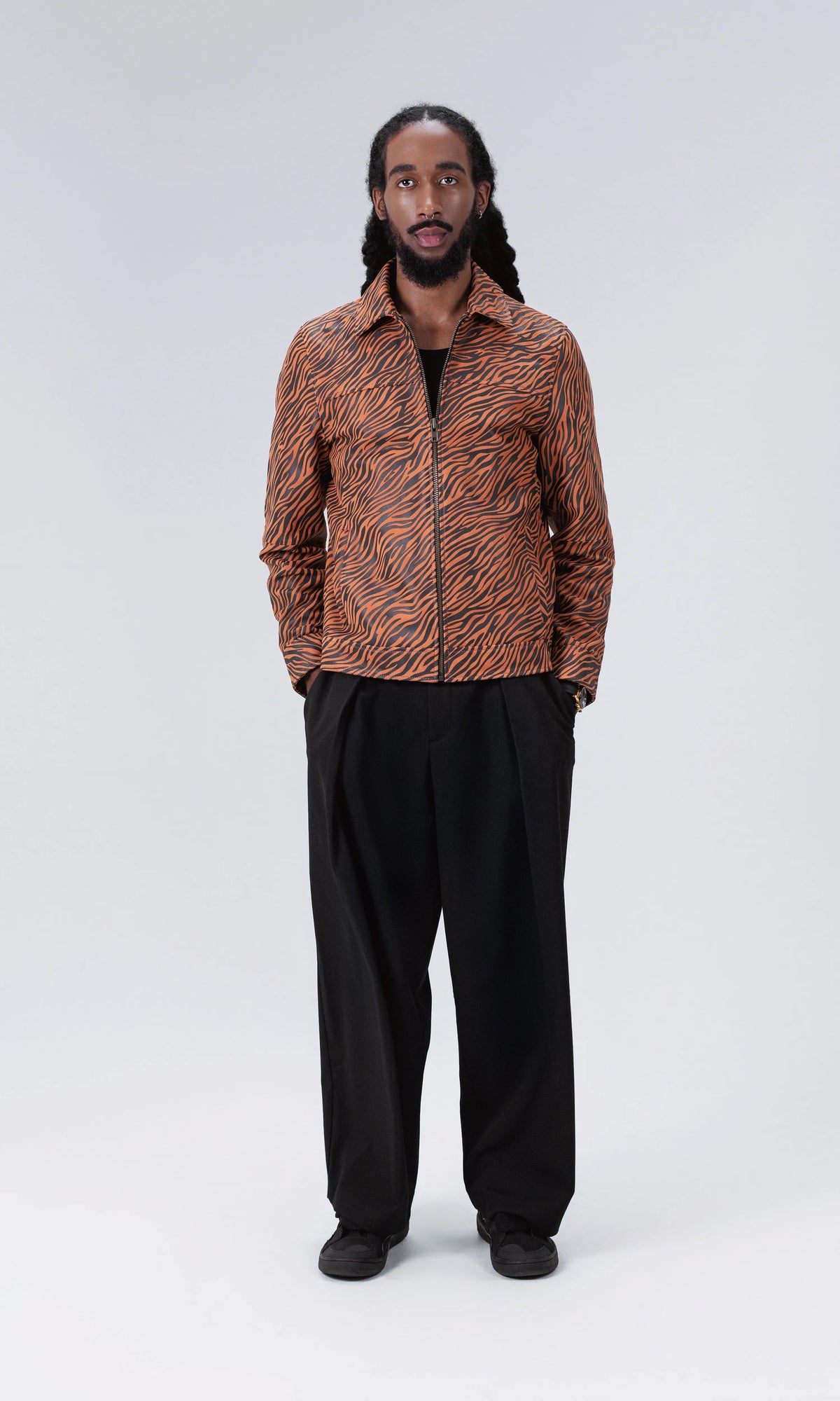Golden claw tiger jacket