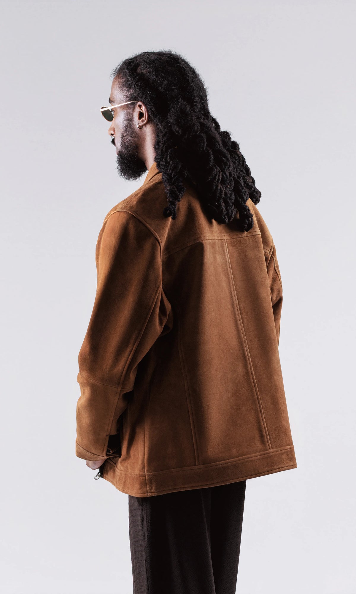 Suede Harrington Jacket