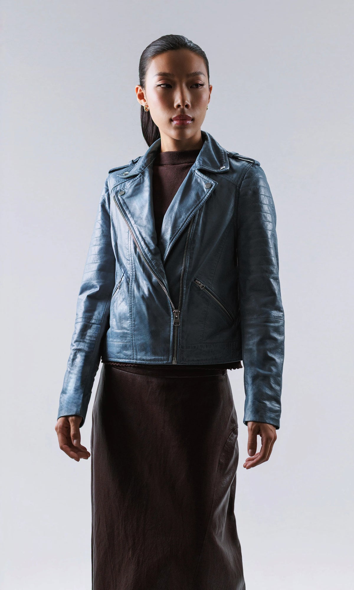 Ladies Biker Jacket