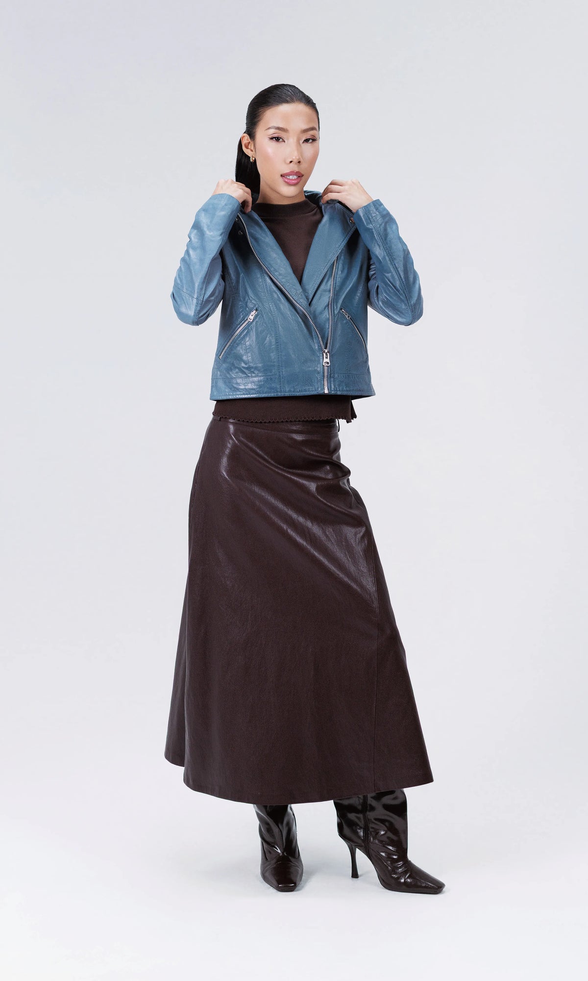 Ladies Biker Jacket