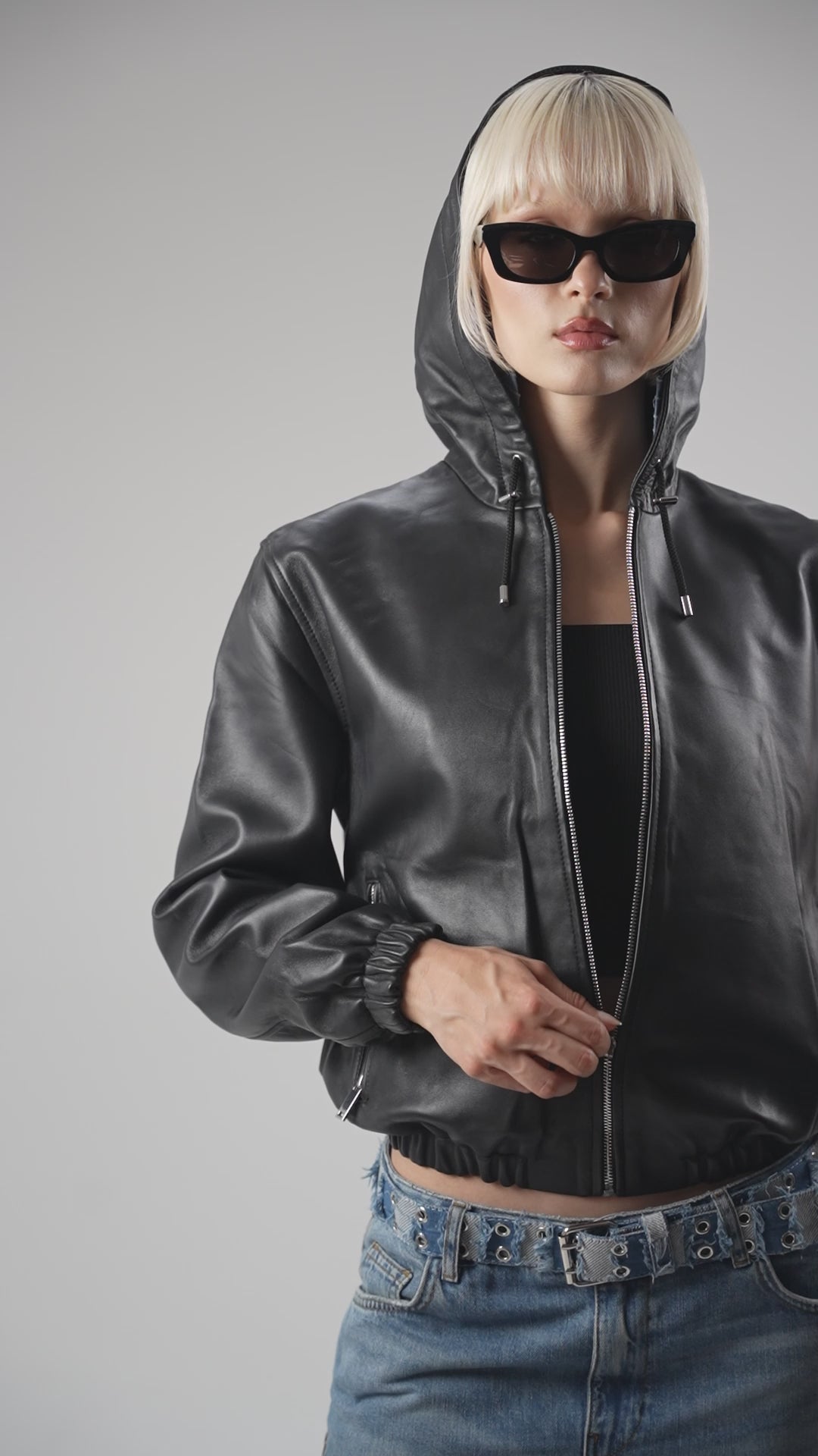 Urban eclipse hooded jacket