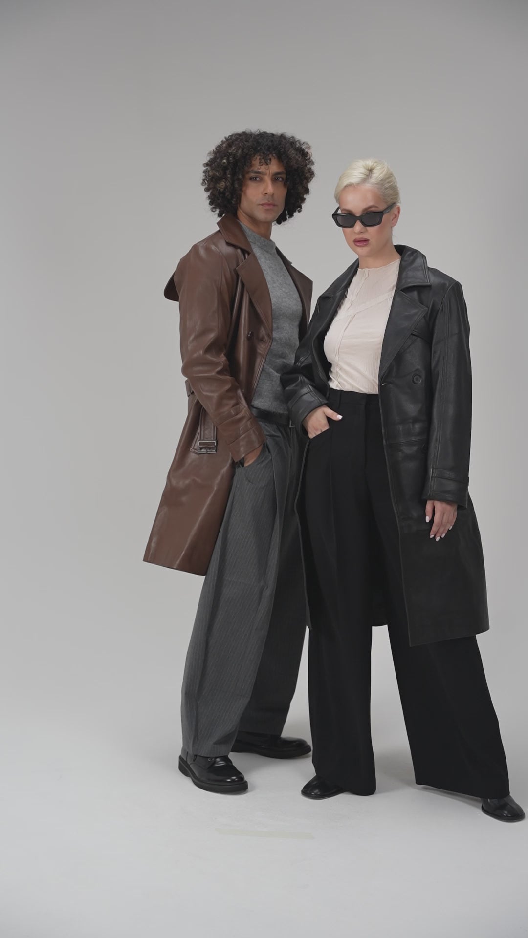 Classic black trench coat
