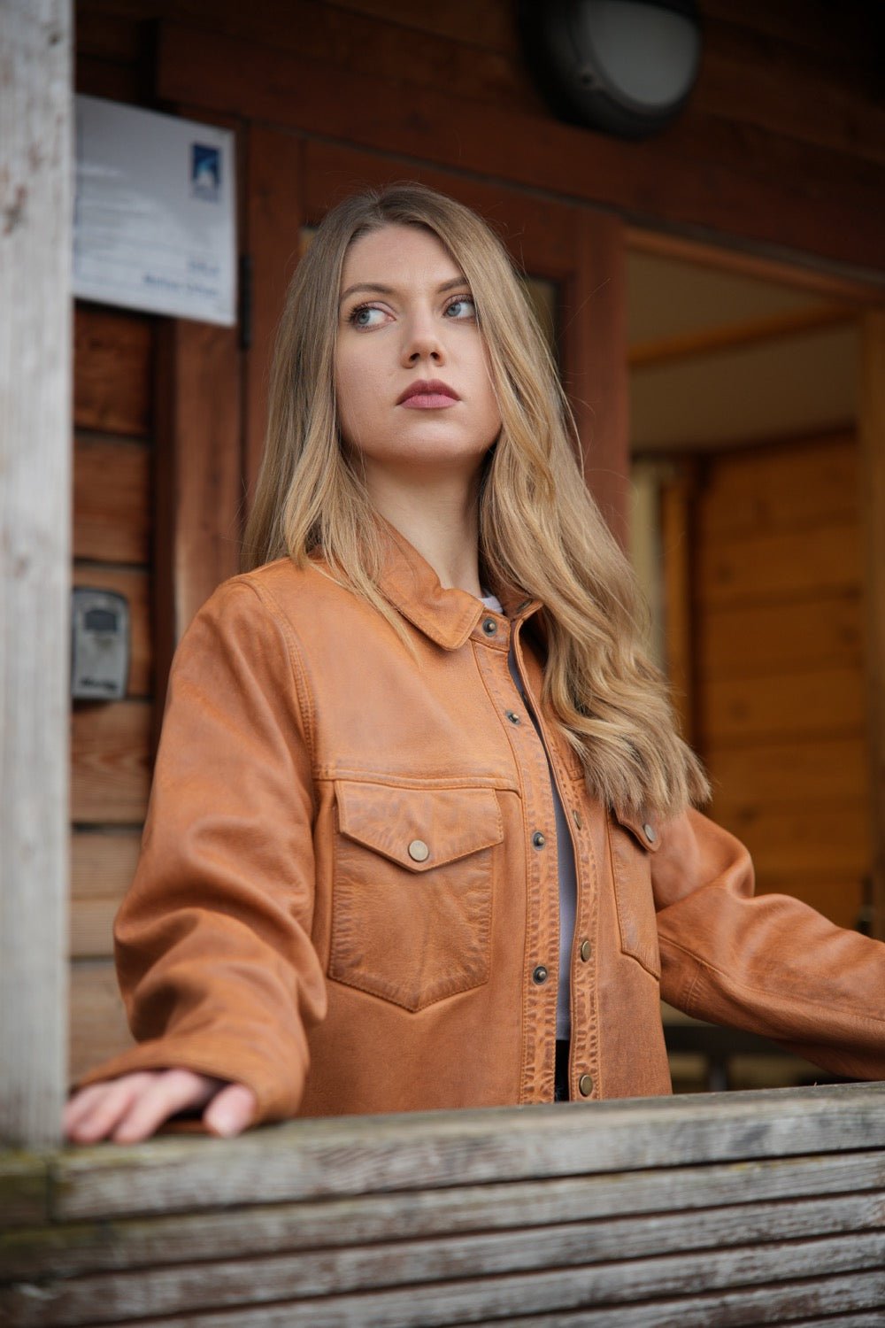 Vintage Leather Shacket - ZAVORA LEATHERS